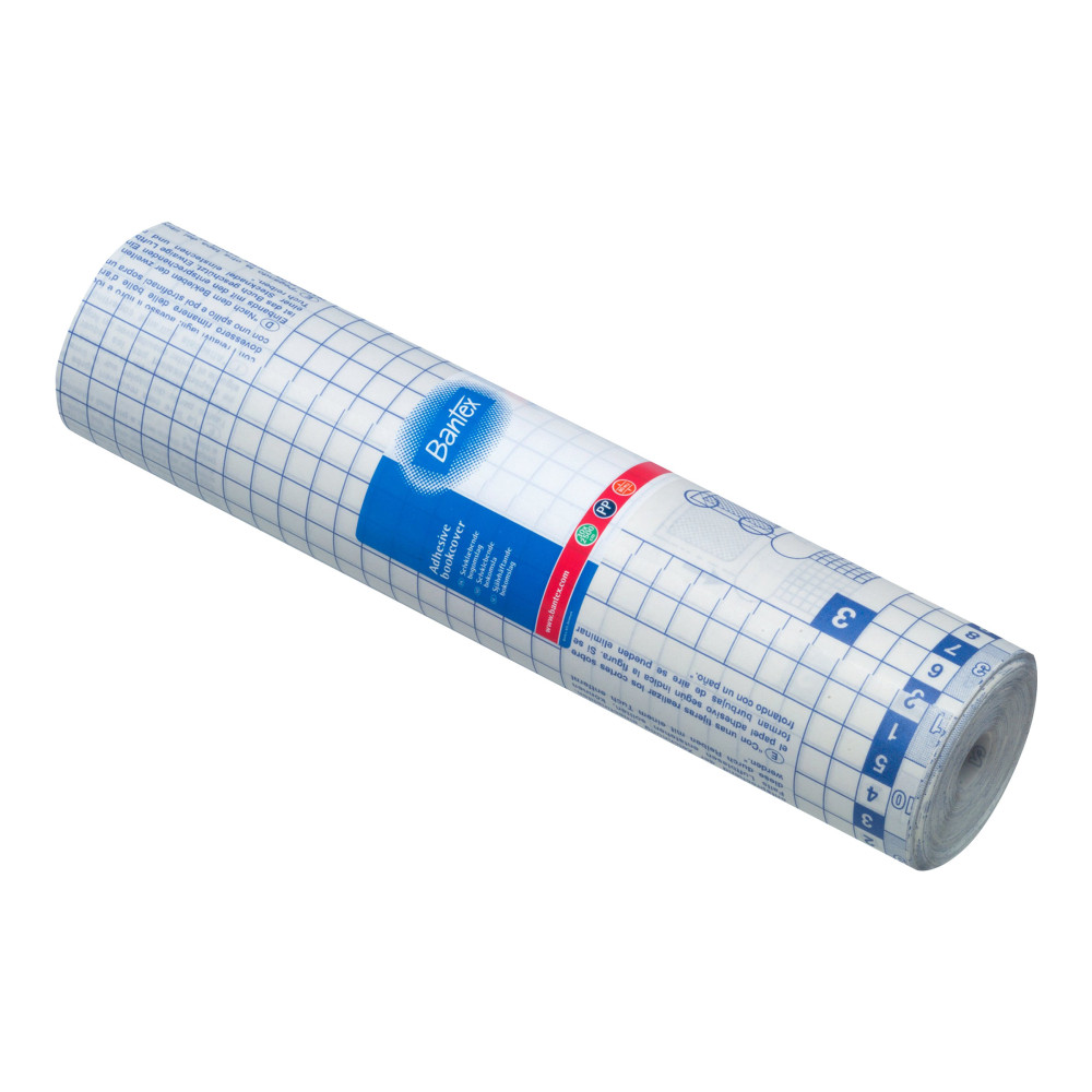 Produktbild för Bantex - bokomslag - 30 cm x 25 m - transparent - polypropylen