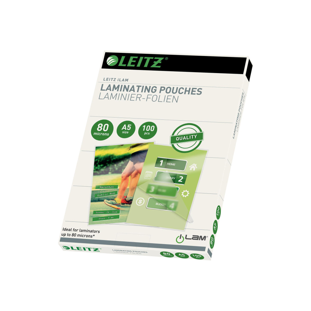 Produktbild för Leitz - 100 - A5 - lamineringsfickor