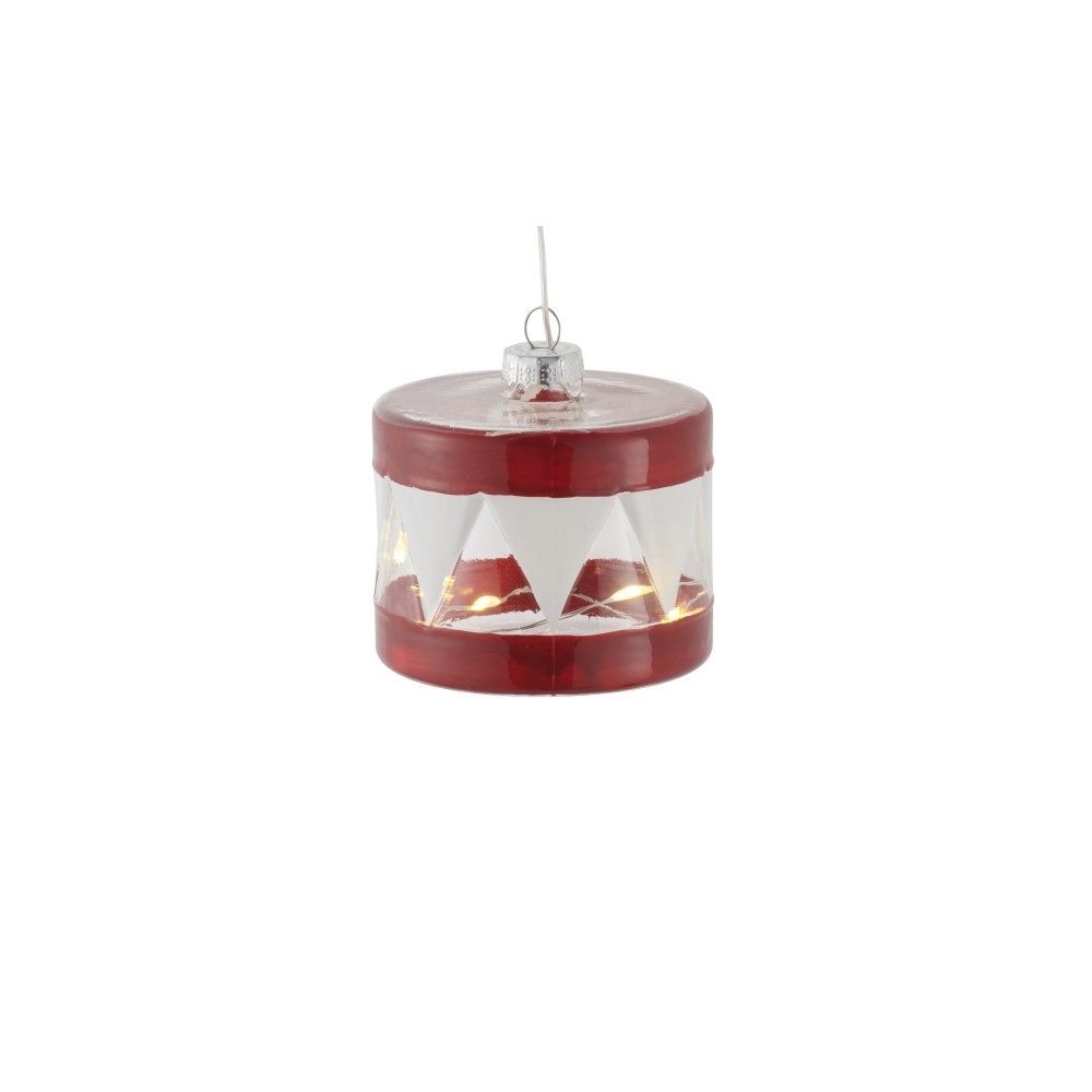 Produktbild för Sirius Home Elly, Julgranspynt, Röd, Transparent, AAA, 1 sty...
