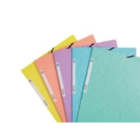 Produktbild för Elastiska mappar 5-pack pastellfärger, 24x32cm, passar A4, e...