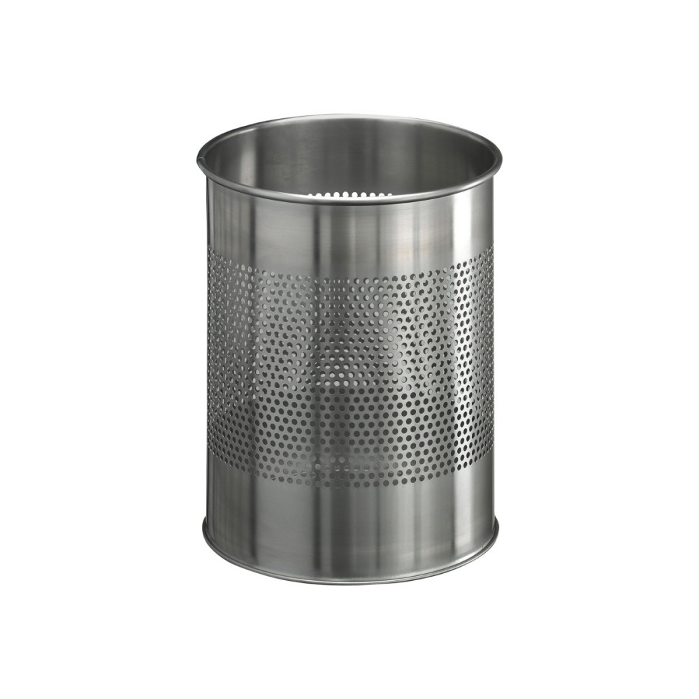 Produktbild för DURABLE - avfallskorg - 15 L - rostfritt stål - silver