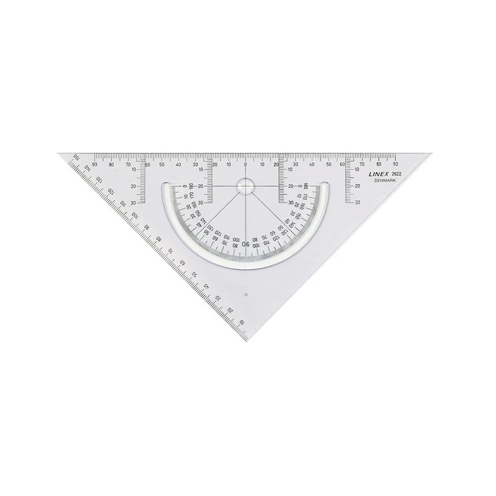 Produktbild för Linex 2622, Triangel, Transparent, Styrenakrylnitril (SAN),...