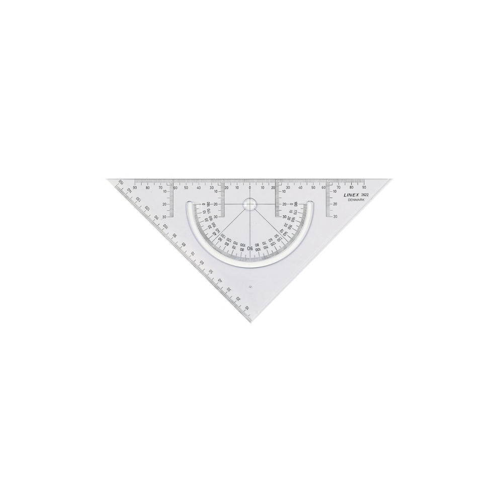 Produktbild för Linex 2622, Triangel, Transparent, Styrenakrylnitril (SAN),...