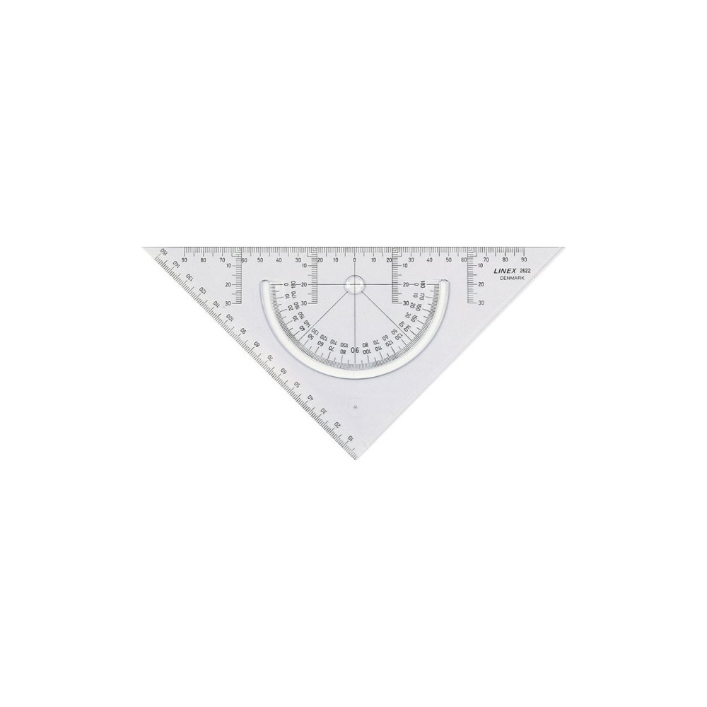 Produktbild för Linex 2622, Triangel, Transparent, Styrenakrylnitril (SAN),...