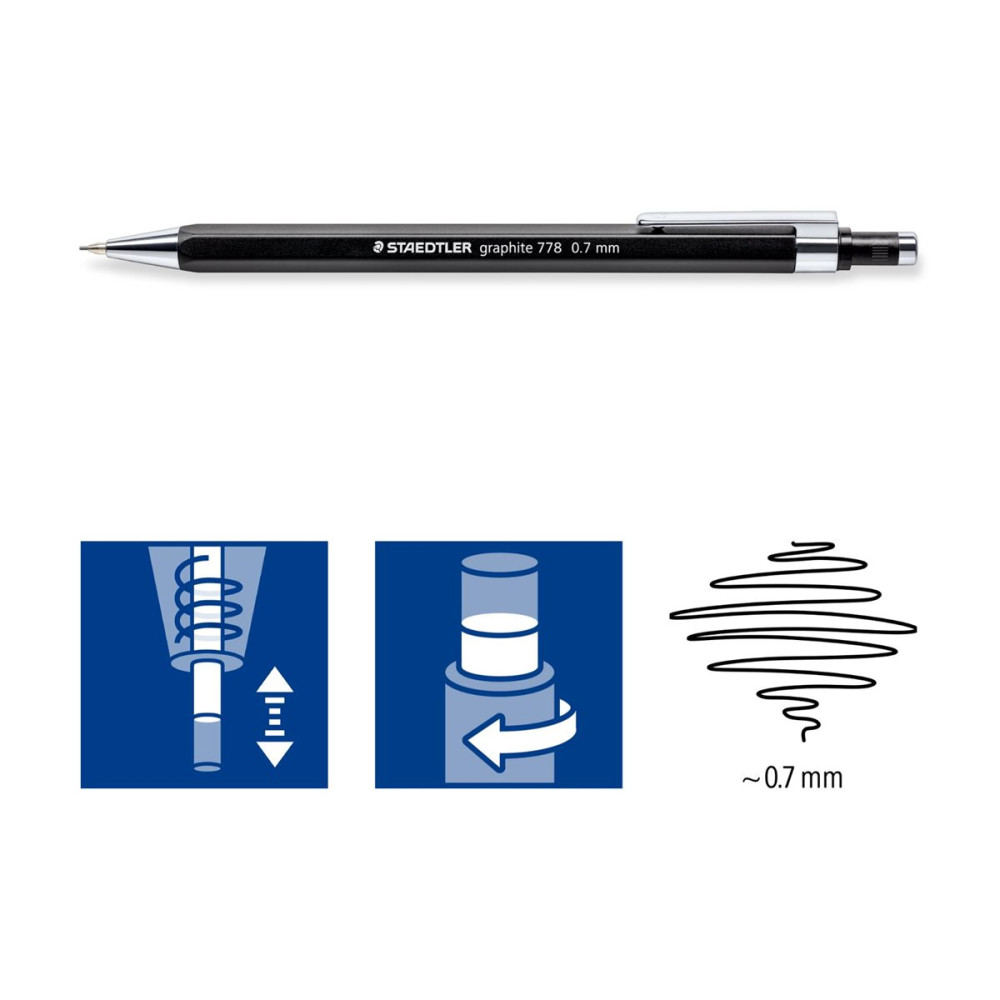 Produktbild för STAEDTLER graphite 778 - stiftpenna (paket om 10)