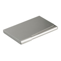 Produktbild för DURABLE visitkortshållare - 20 kort - aluminium - silver