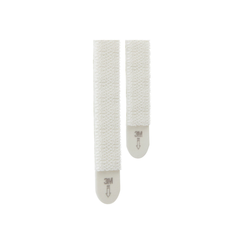 Produktbild för Command - självhäftande hook-and-loop-fästanordning - medium/large - vit (paket om 12)