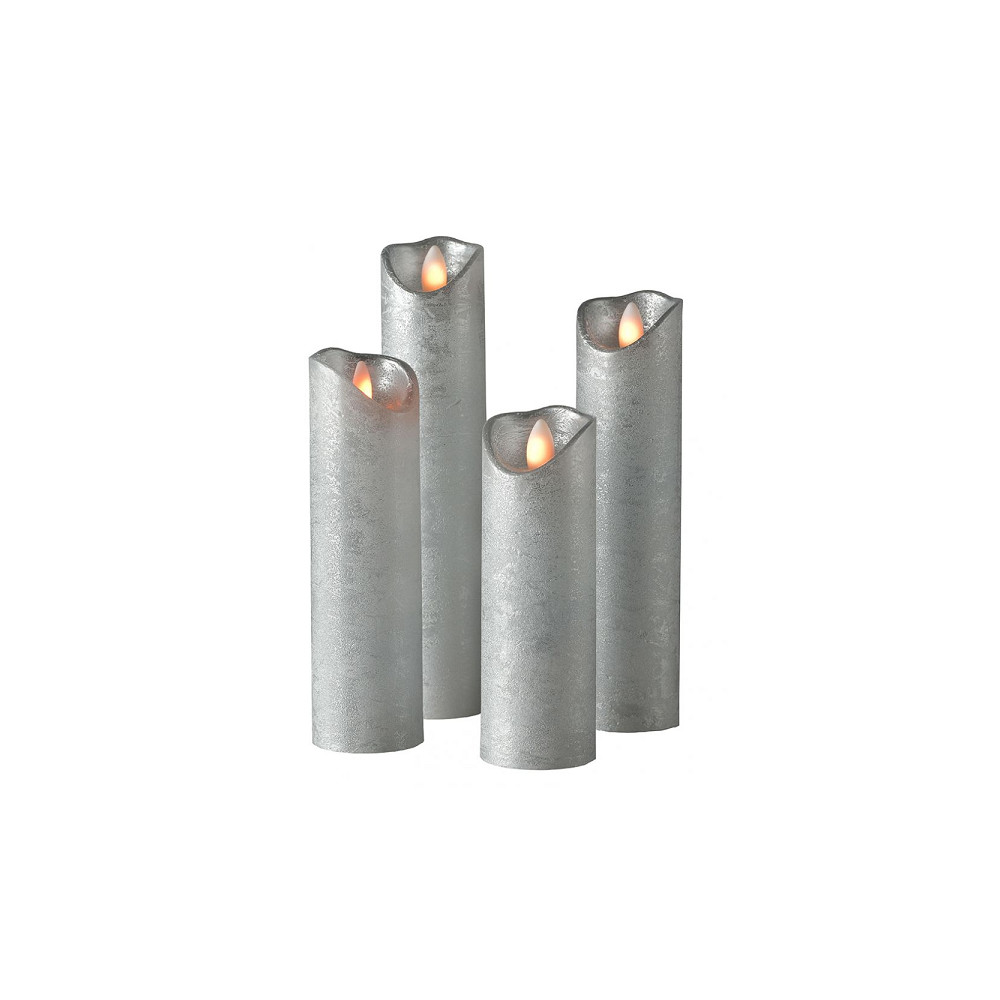 Produktbild för Sompex Shine LED-ljuslykta set (4 st) med fjärrkontroll och...