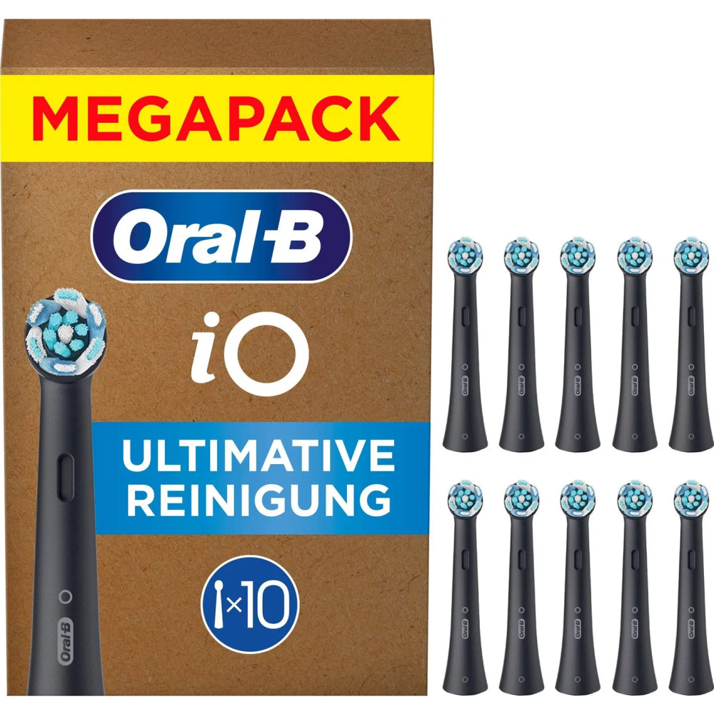 Produktbild för Oral-B iO Series Ultimate Clean tandborsthuvuden – svarta –...