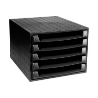 Produktbild för Exacompta Ecoblack THE BOX - lådskåp - för A4 Plus