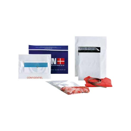 BONG BONG Co-Ex - postsäck - 190 x 250 mm - svart, vit - paket med 100