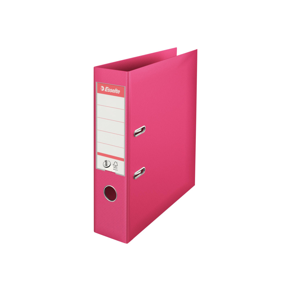 Produktbild för Esselte No.1 - spakbågesfil - för A4 - kapacitet: 500 ark - Fuchsia