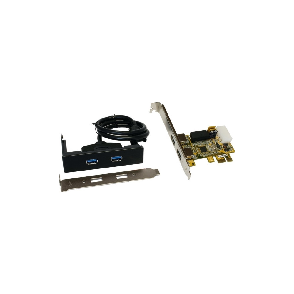 Produktbild för Exsys IO Controller Exsys PCIe 2 ext+1 int USB3.0 (EX-11072W...