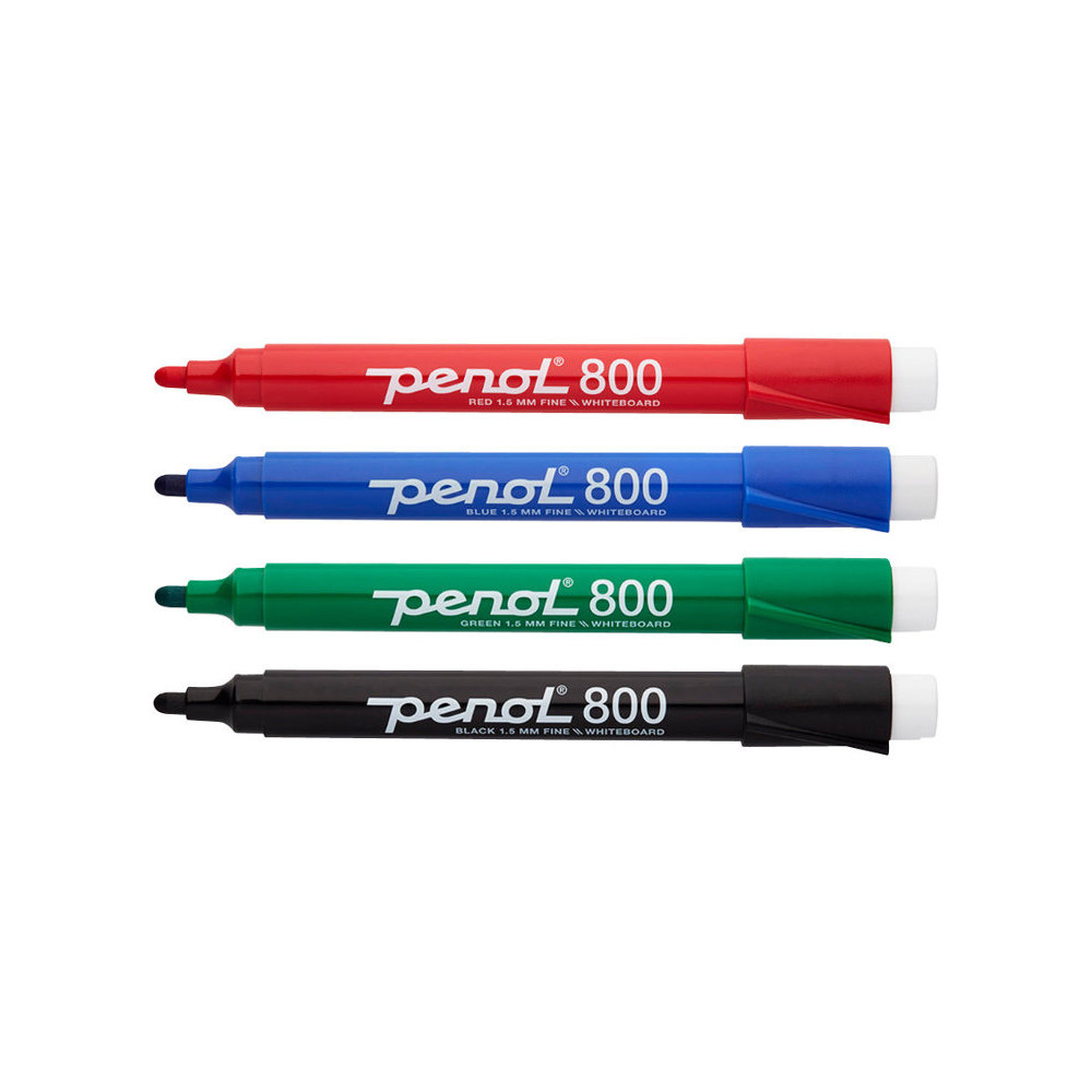 Produktbild för Penol 800 - markering - svart, röd, blå, grön (paket om 4)
