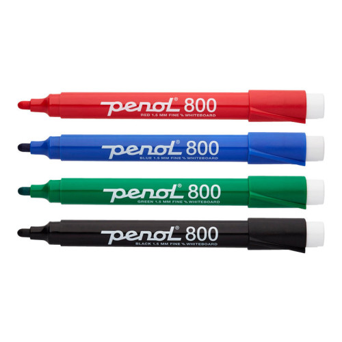 PENOL Penol 800 - markering - svart, röd, blå, grön (paket om 4)