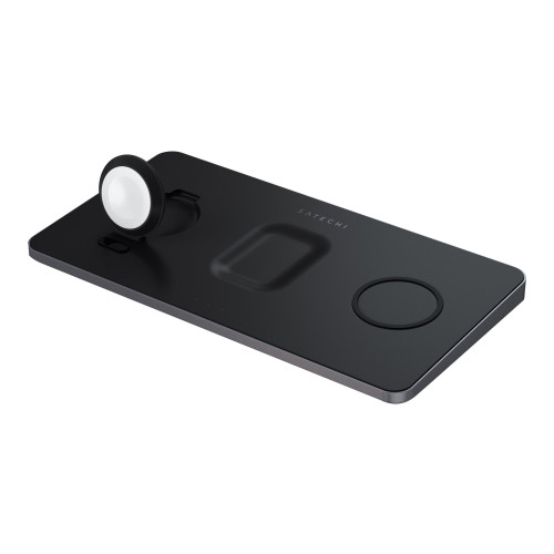 Satechi Satechi Trio Wireless Charging Pad trådlös laddningsmatta/nätadapter - + växelströmsadapter - 24 Watt