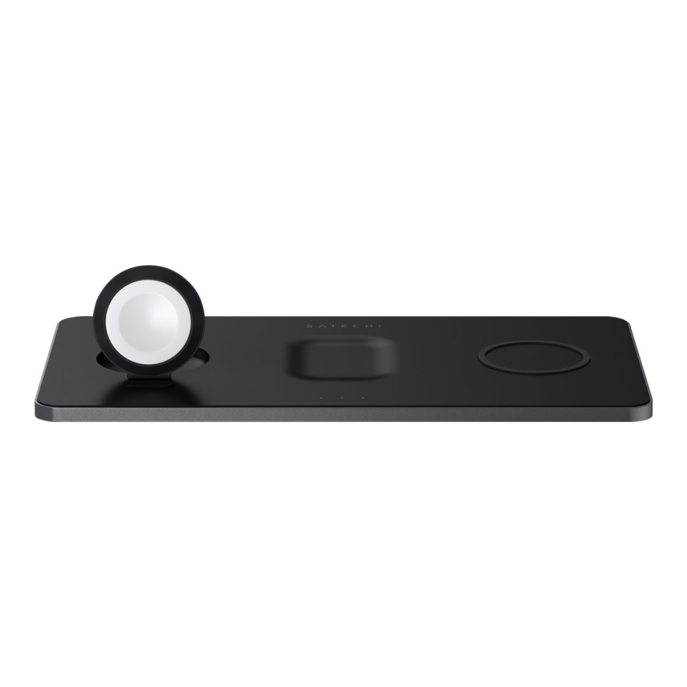 Produktbild för Satechi Trio Wireless Charging Pad trådlös laddningsmatta/nätadapter - + växelströmsadapter - 24 Watt