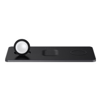 Produktbild för Satechi Trio Wireless Charging Pad trådlös laddningsmatta/nätadapter - + växelströmsadapter - 24 Watt