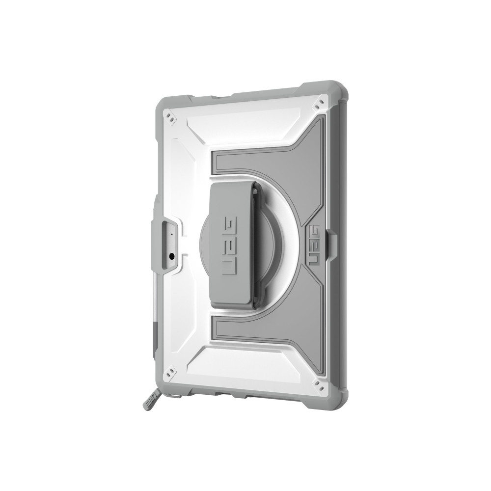 Produktbild för UAG Case for Surface Go 3/Go 2/Go [10.5-in] w/ HS & SS - Plasma White/Grey - baksidesskydd för surfplatta