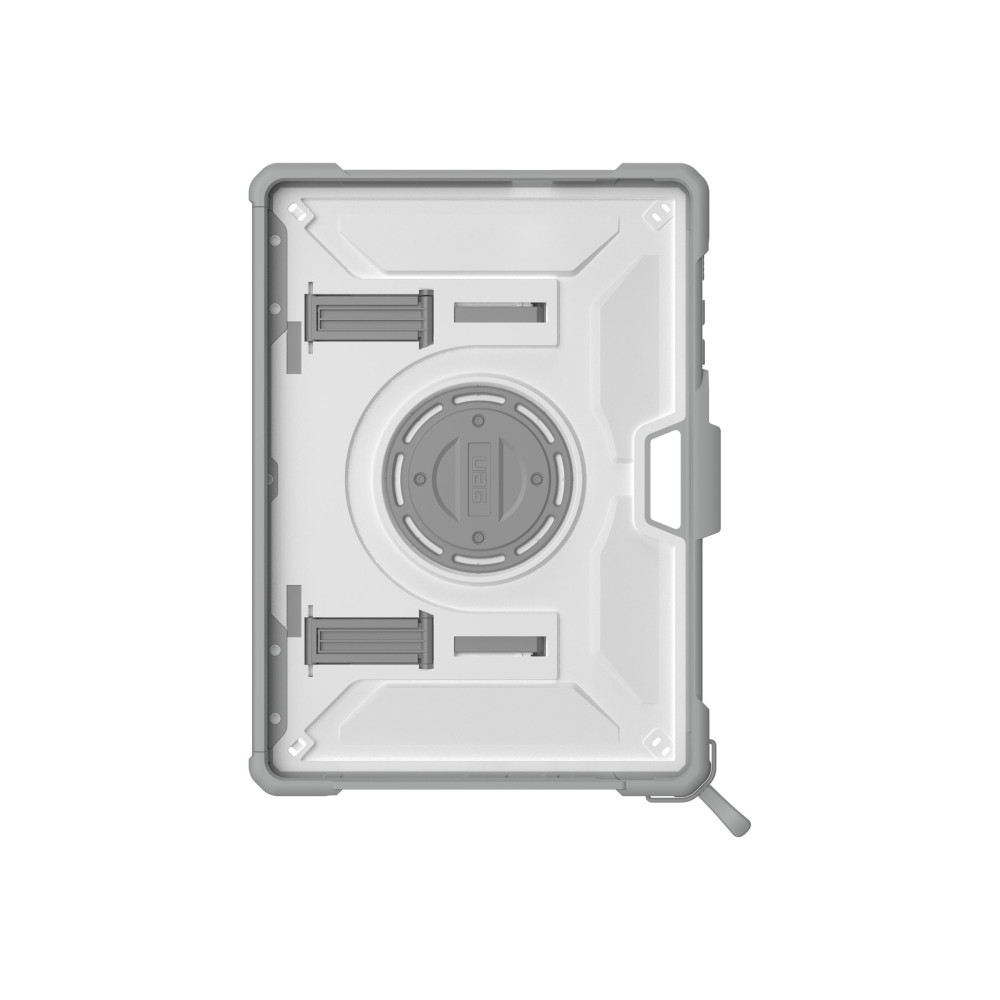 Produktbild för UAG Case for Surface Go 3/Go 2/Go [10.5-in] w/ HS & SS - Plasma White/Grey - baksidesskydd för surfplatta
