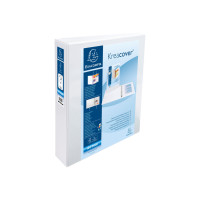 Produktbild för Exacompta - presentationsringpärm - för A4 Maxi, 242 x 297 mm - vit
