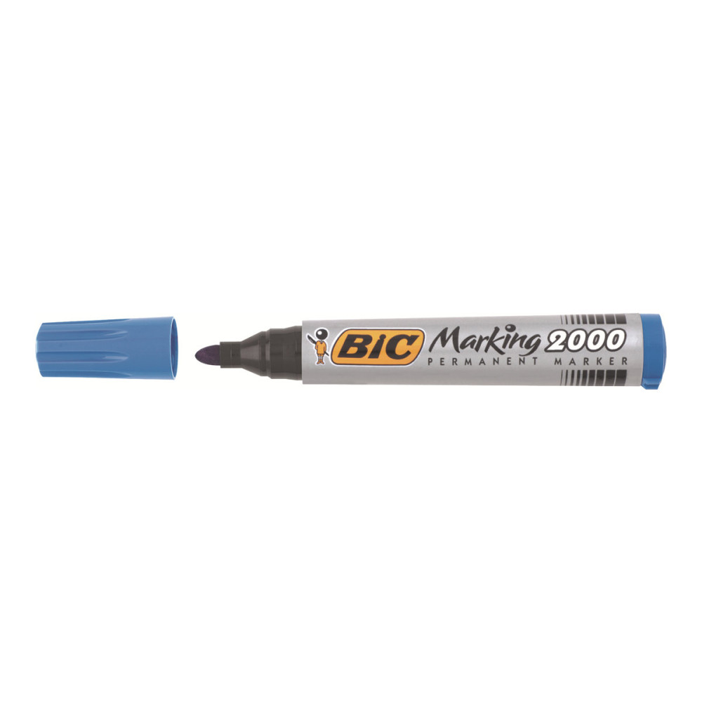 Produktbild för BIC Marking 2000 - markering - blå (paket om 12)