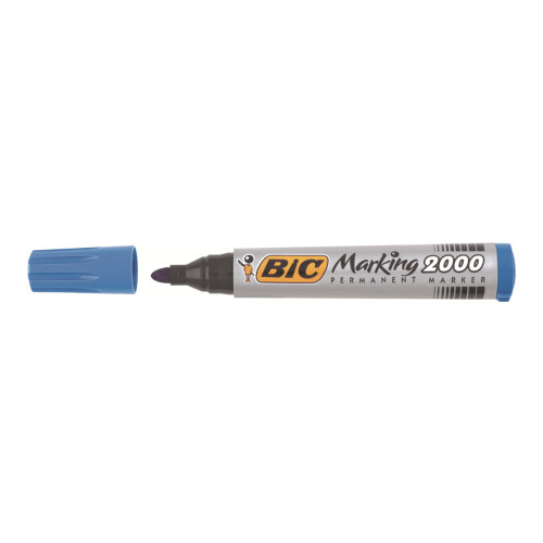 BIC BIC Marking 2000 - markering - blå (paket om 12)