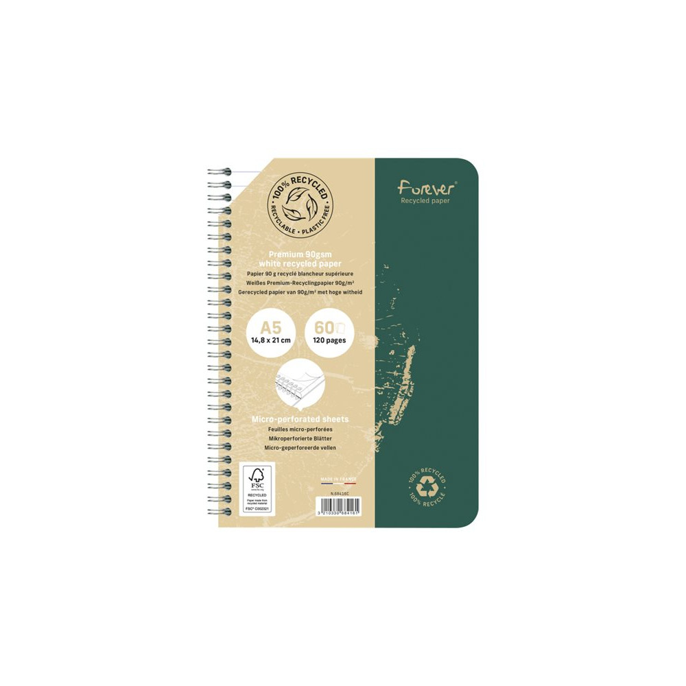 Produktbild för Calligrapher FOREVER PREMIUM - anteckningsblock - A5 - 60 ark (paket om 5)