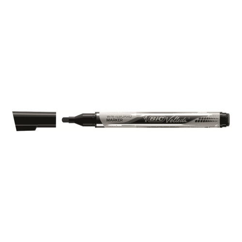 BIC BIC VELLEDA - markering - svart (paket om 12)