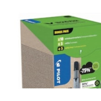 Produktbild för Whiteboardmarker Pilot BeGreen påfyllningsbar rund svart 10...