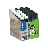 Produktbild för Whiteboardmarker Pilot BeGreen påfyllningsbar rund svart 10...