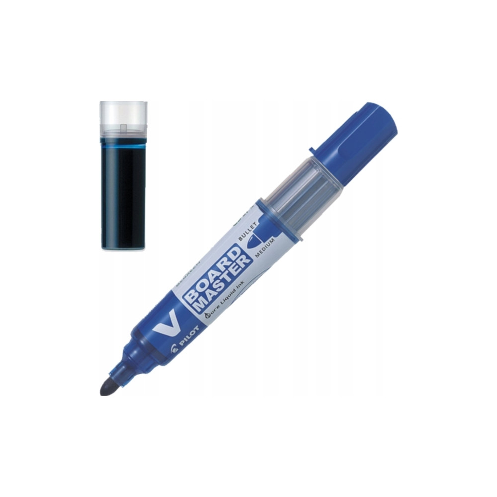 Produktbild för Whiteboardmarker Pilot BeGreen påfyllningsbar rund svart 10...