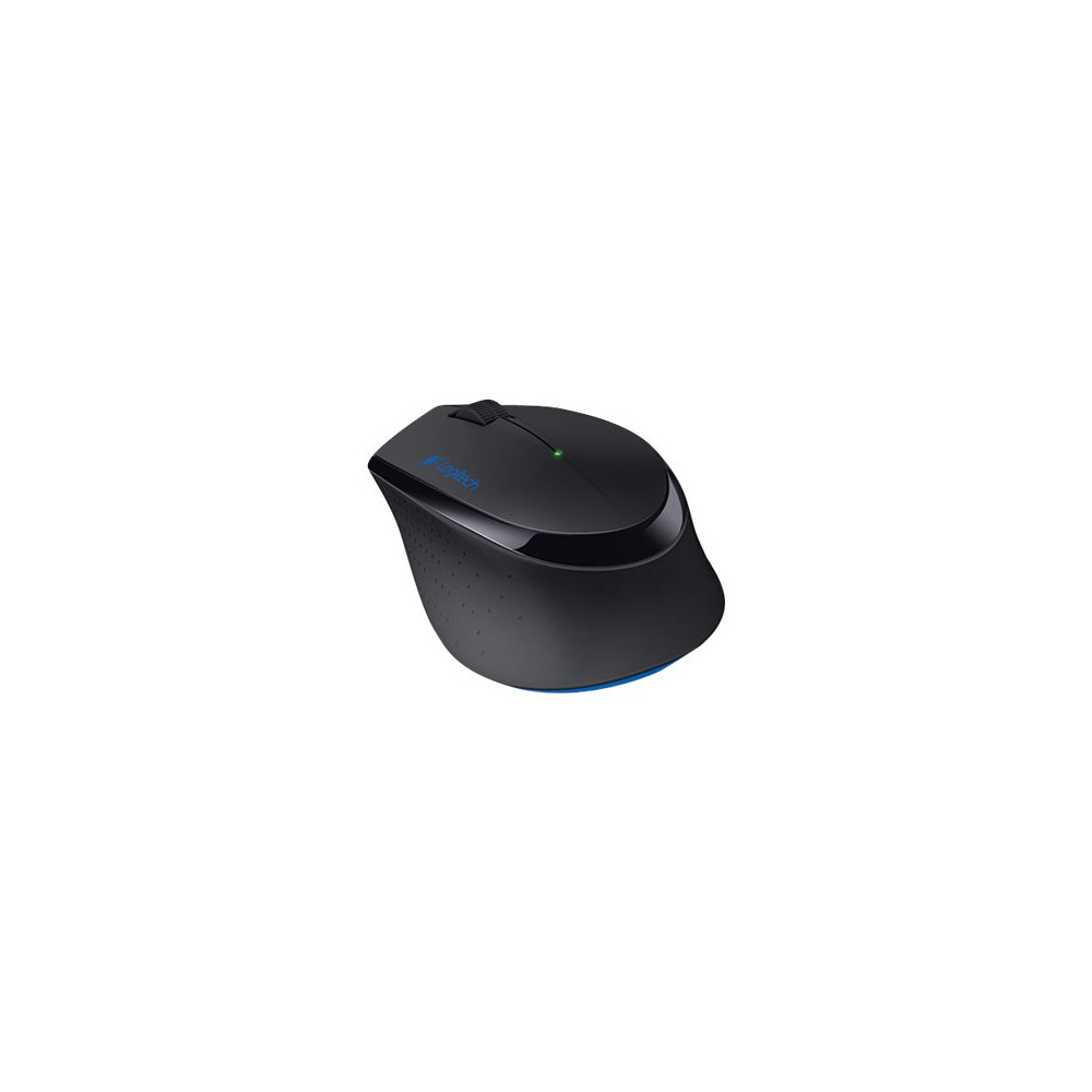 Produktbild för Logitech Wireless Combo MK345 - sats med tangentbord och mus - USA, internationellt - svart, blå Inmatningsenhet