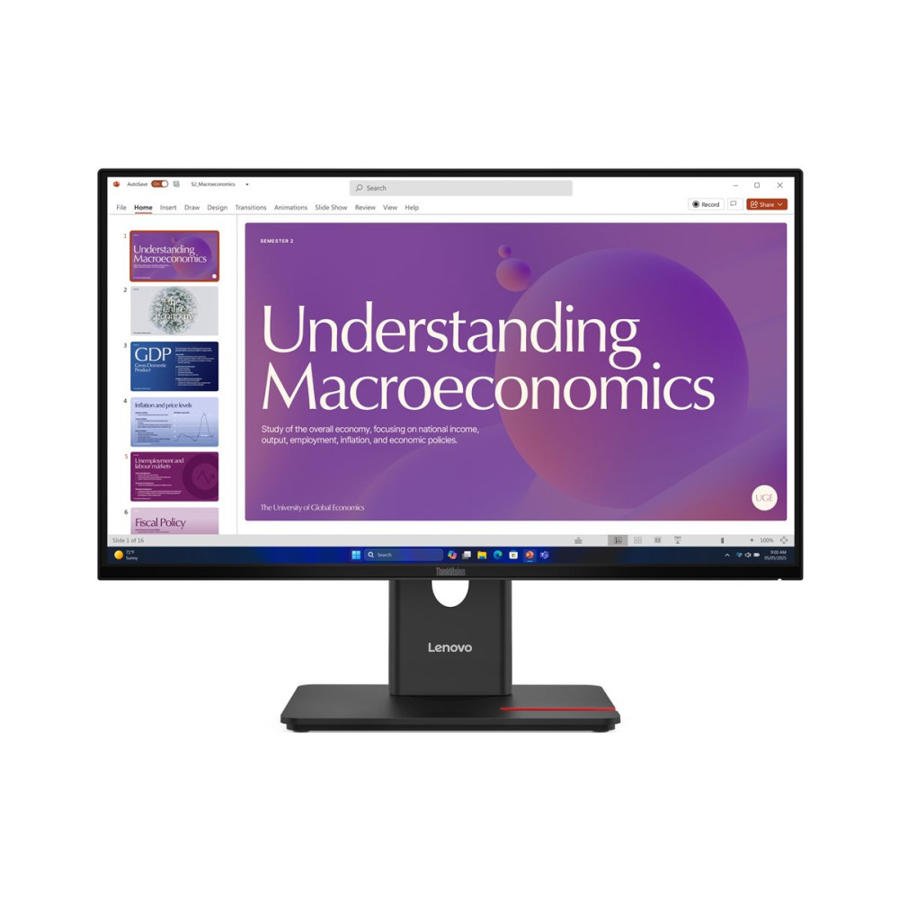 Produktbild för Lenovo ThinkVision T24d-40 - LED-skärm - Full HD (1080p) - 24"