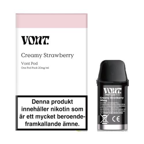 Vont Vont 1-Pod Pack - Creamy Strawberry 20mg