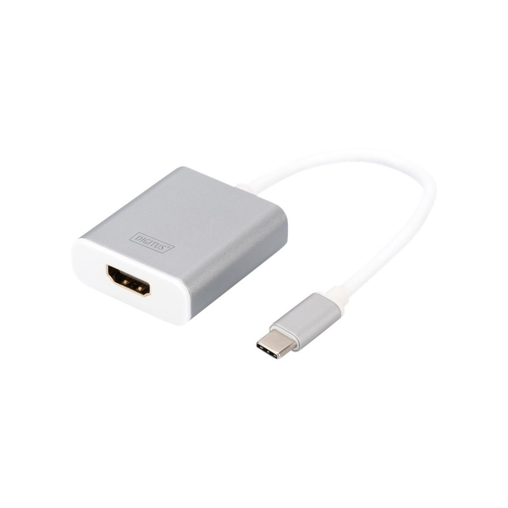 Produktbild för DIGITUS - extern videoadapter - aluminium
