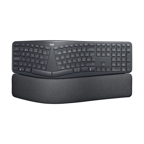 Logitech Logitech Ergo Series ERGO K860 for Business - tangentbord full size - QWERTY - USA, internationellt - grafit Inmatningsenhet