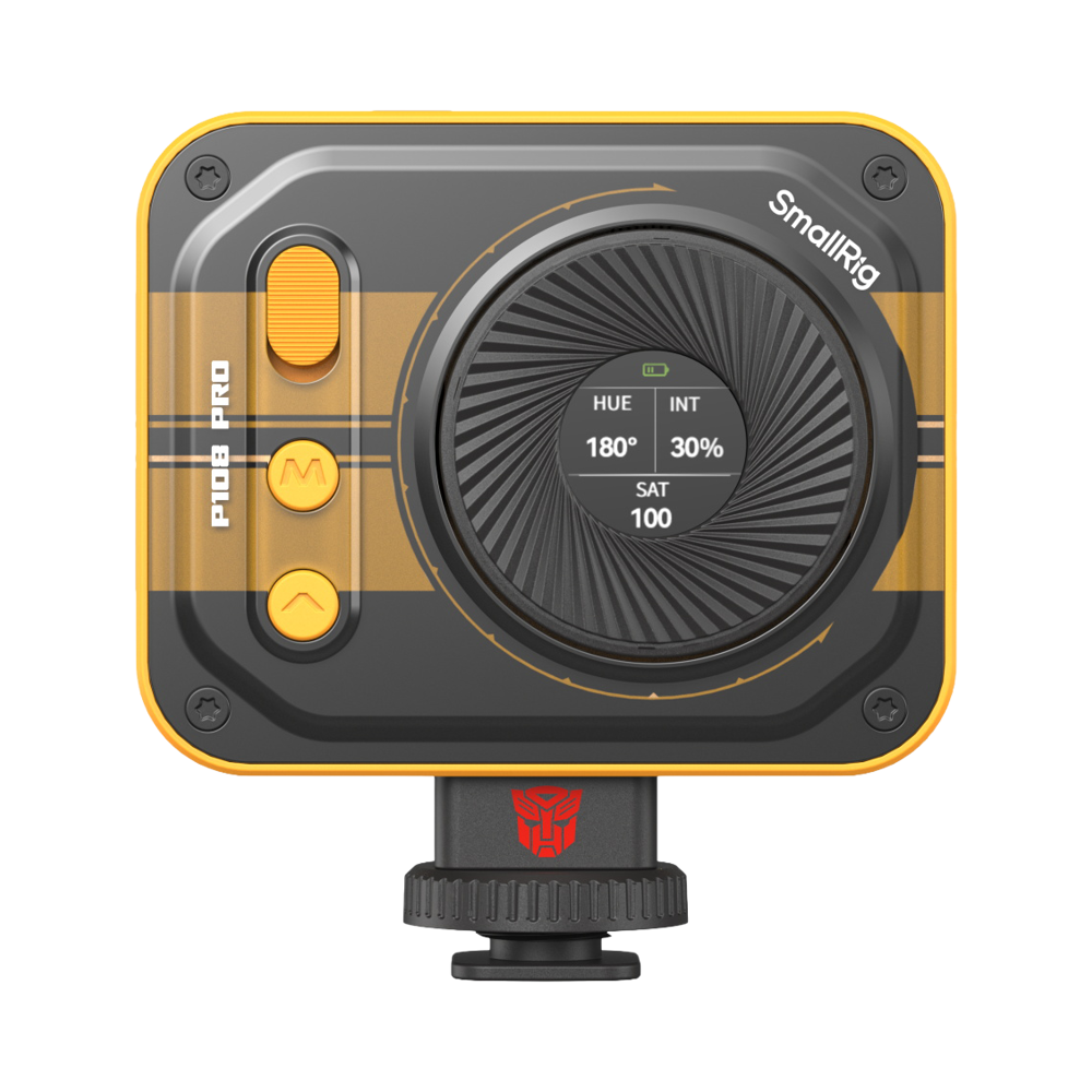 Produktbild för SmallRig 5511 Vibe P108 Pro mini LED Video Light “BumbleBee Edition”