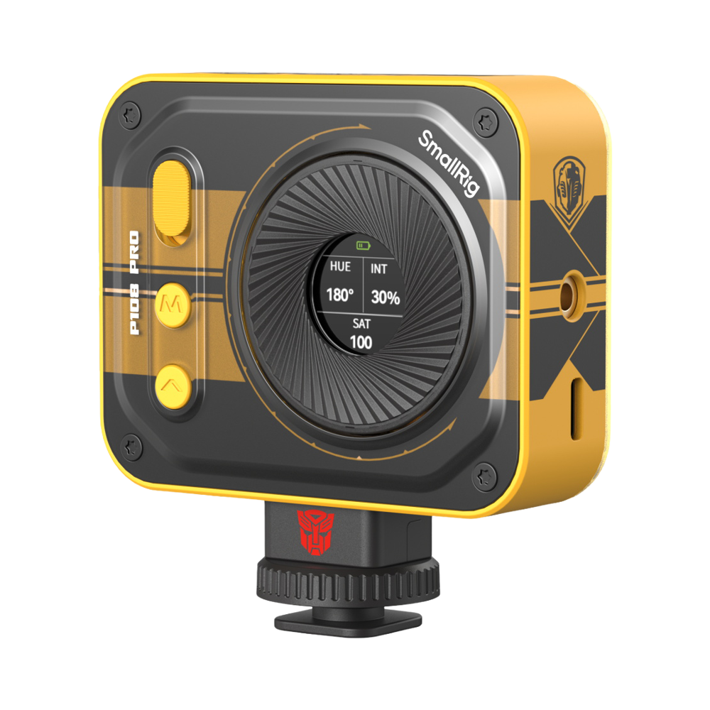 Produktbild för SmallRig 5511 Vibe P108 Pro mini LED Video Light “BumbleBee Edition”