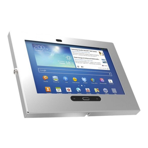 Maclocks Compulocks Full Jacket Galaxy Tab 3 10.1" Wall Mount Enclosure Silver hölje - Antistöld - för surfplatta - silver