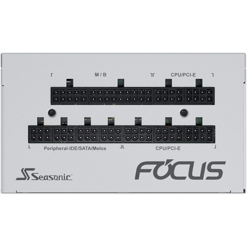 Produktbild för Zasilacz SeaSonic Focus GX White 1000W (FOCUS-GX-1000-WHITE)