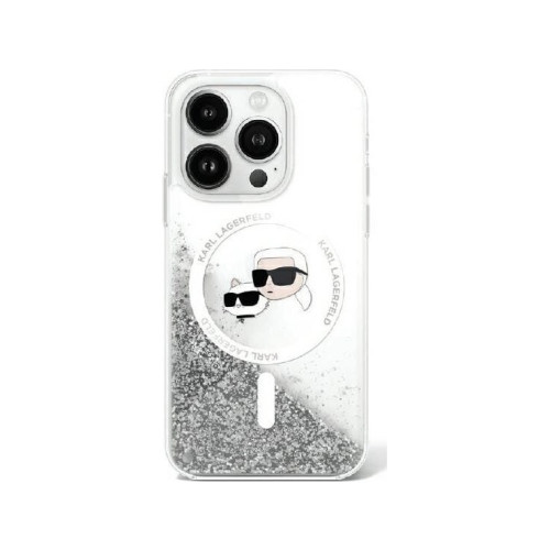 Karl Lagerfeld Karl Lagerfeld Liquid Glitter Karl & Choupette Head MagSafe-...