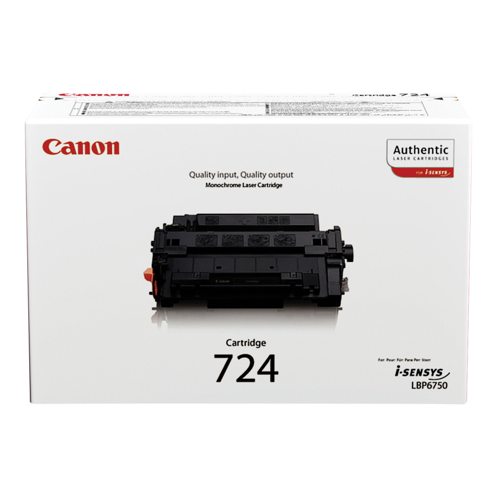 Produktbild för Canon CRG-724 - svart - original - tonerkassett
