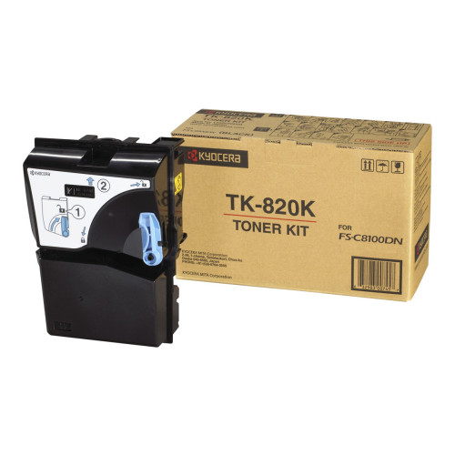 KYOCERA Kyocera TK 820K - svart - original - tonerkassett