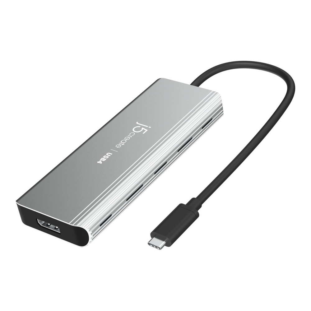 Produktbild för j5create JCD401 - dockningsstation - USB-C / USB4 / Thunderbolt 3 / Thunderbolt 4 - HDMI, DP, USB-C