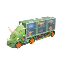 Produktbild för Teamsterz Beast Machines Triceratops Transporter and 3 toy c...