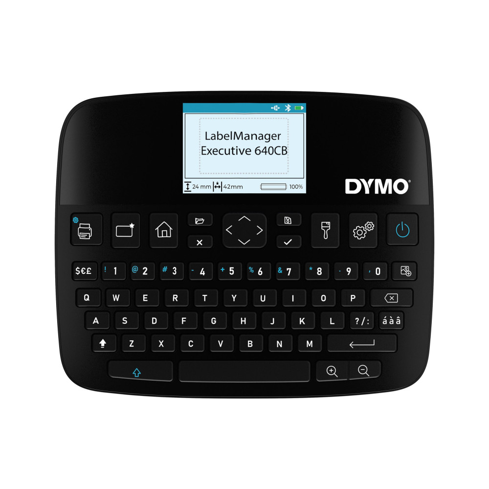 Produktbild för DYMO LabelMANAGER 640CB - etikettskrivare - svartvit - termisk överföring