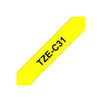 Produktbild för Brother TZe-C31 - bandlaminat - 1 kassett(er) - Rulle (1,2 cm x 5 m)