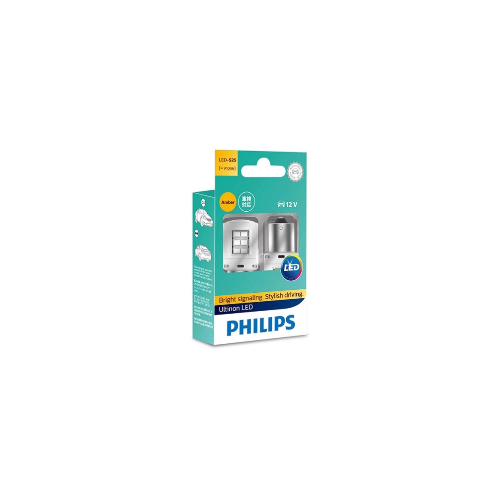 Produktbild för Philips Ultinon LED P21W gul 12V