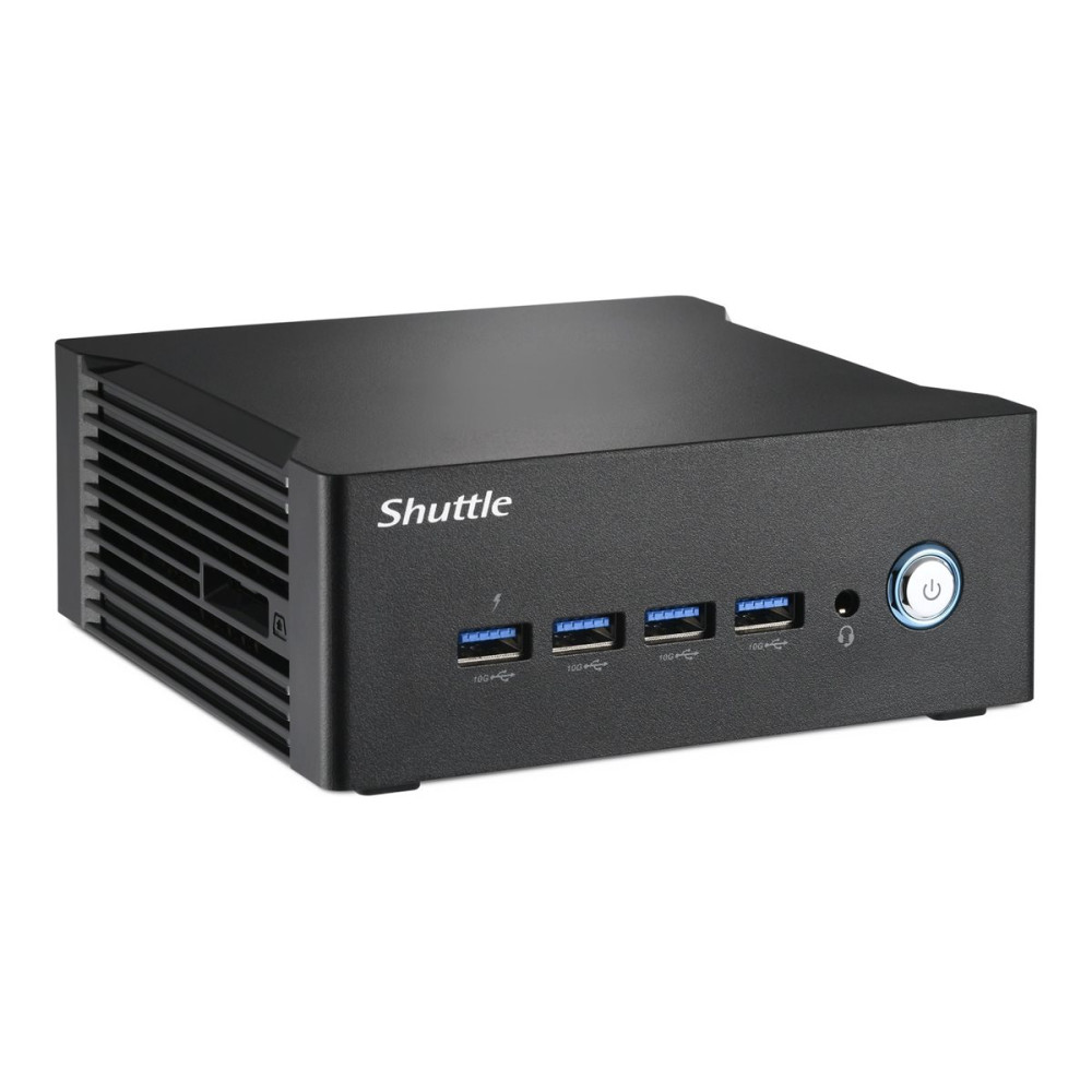Produktbild för Shuttle XPC nano NA10H7 - mini-PC Ryzen 7 8845HS 3.8 GHz - 0 GB - ingen HDD